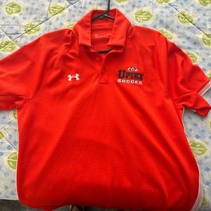 Orange UA lightweight polo